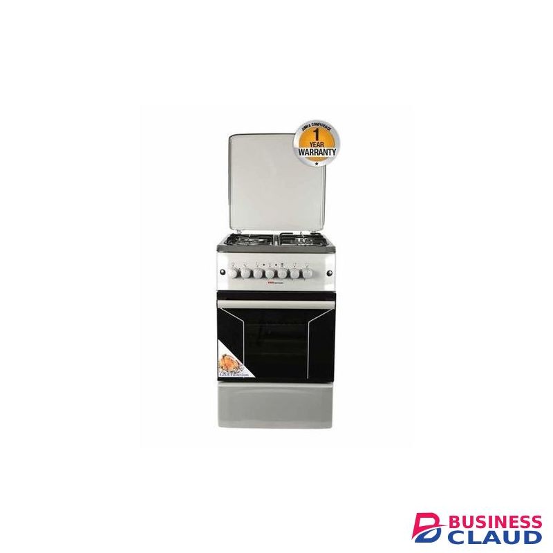 VON F5N31E2.B.E/VAC5F031PS 3 Gas +1 Electric Cooker -Silver