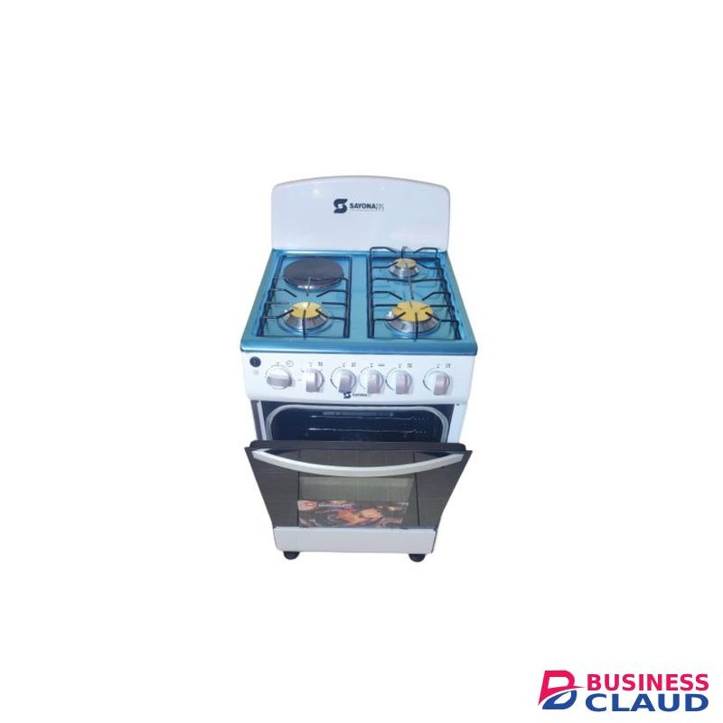 Sayona Free Standing 3 Gas Burner +1 Electric Sayona Cooker With Gas Oven