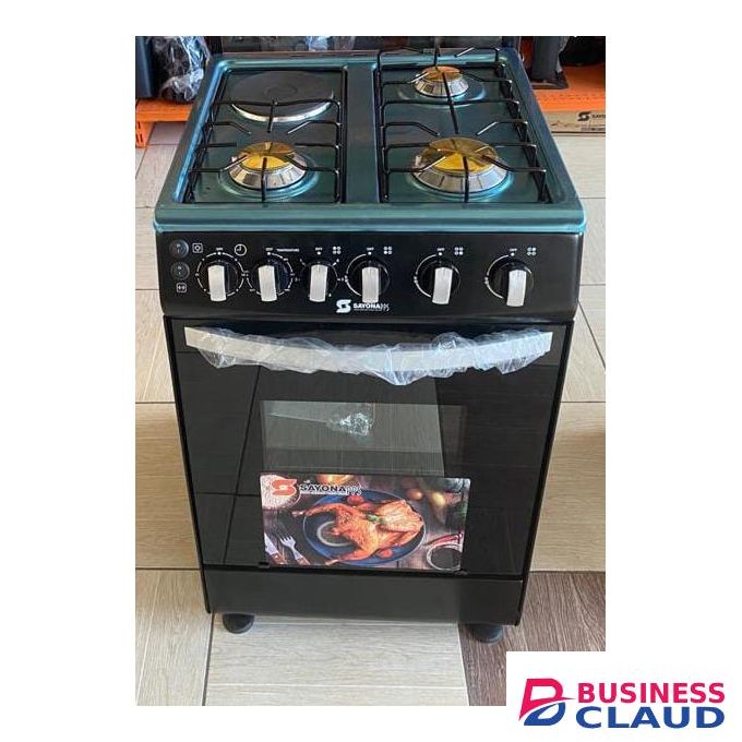 Sayona Free Standing 3 Gas Burner +1 Electric Cooker With Oven
