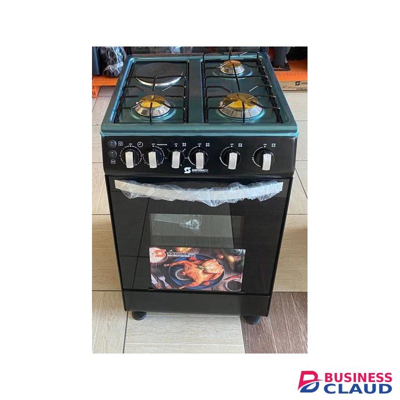 Sayona Free Standing 3 Gas Burner +1 Electric Cooker With Oven