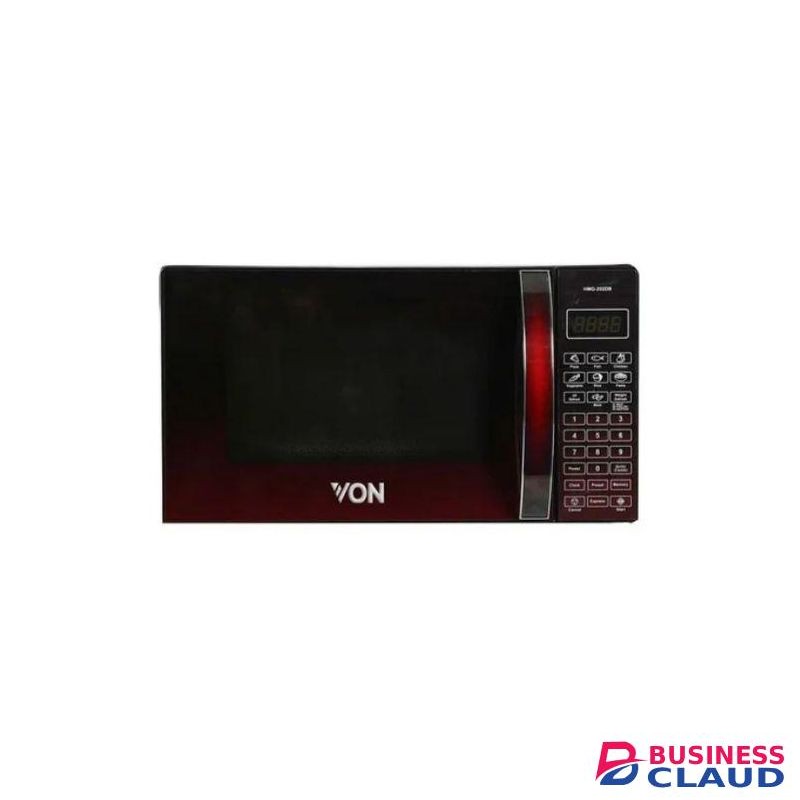 VON 20L Microwave Oven Solo ( New Model) - Black VAMG-20DGB