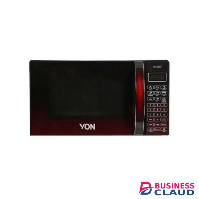 VON 20L Microwave Oven Solo ( New Model) - Black VAMG-20DGB