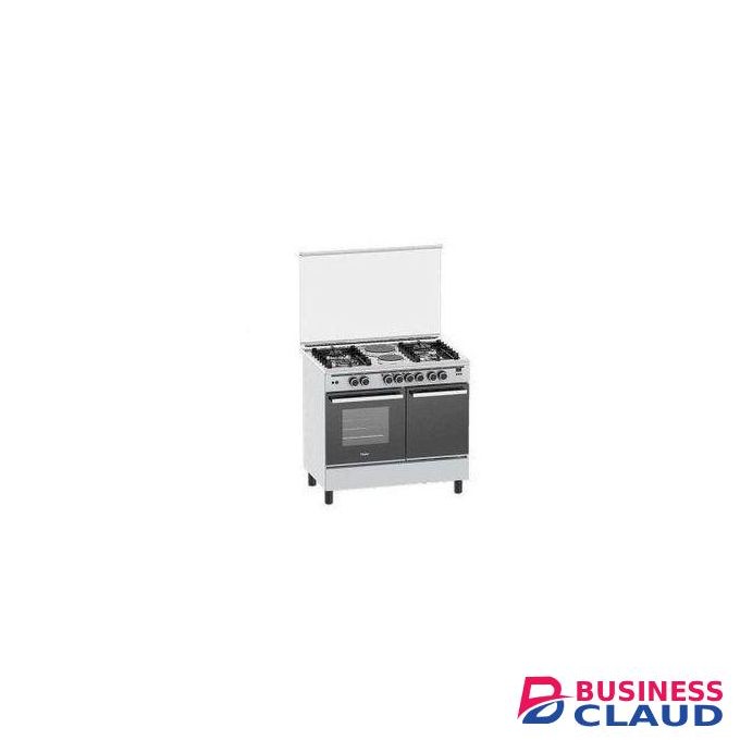 Haier HCR6042EDS 4 Gas + 2 Electric 90*60 Cooker With Electric Long Oven - Silver