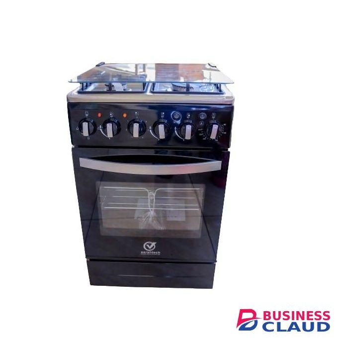 Sarah Free Standing Cooker 50* 50, 3 Gas Pool Jet Burners + 1 Hotplate ,Electric Oven With Auto Ignition