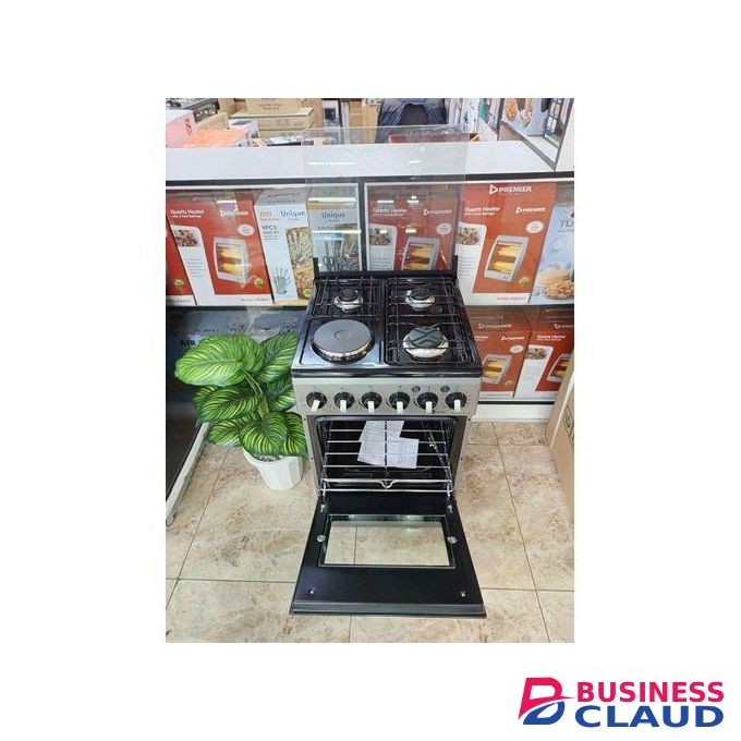 Nunix 50by55cm 3G+1E hotplate electric oven free standing cooker with 2m gas pipe