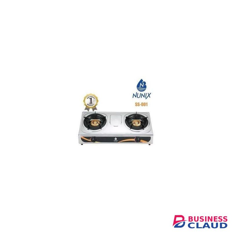 Nunix Auto Ignition Two Burner Tabletop Gas Cooker Stove,Auto-Ignition Two-Burner Tabletop Gas Cooker Stove for Instant Lighting