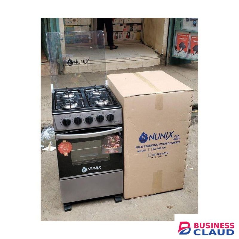 Nunix 50*55cm Full Gas Free Standing Cooker With Gas Oven.