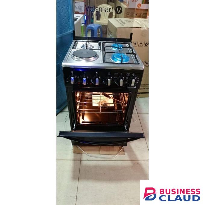 VOLSMART 50 X55cm 3gas +1 Electric Plate Free Standing Cooker Cooking Range With 60l Oven 1yr Warranty