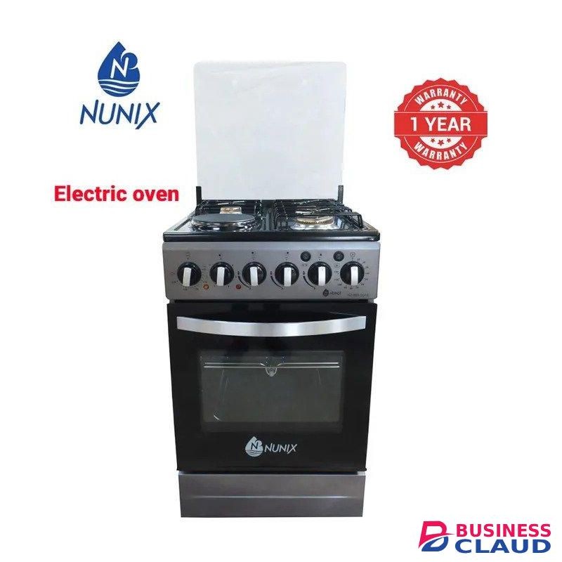 Nunix 50cm x 55cm 3Gas+1E Hotplate Electric Oven, Electric Oven+1 YEAR WARRANTY