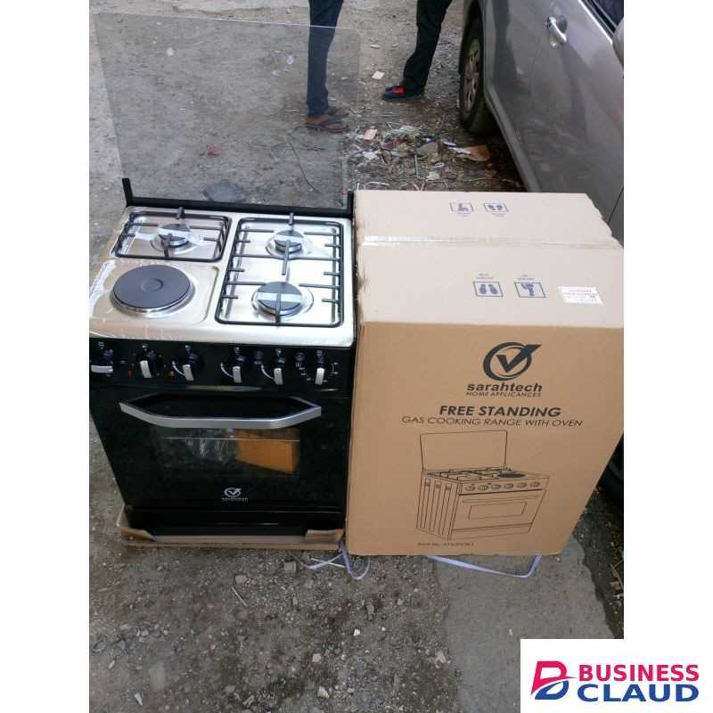 60 by 60 free standing cooker with electric oven