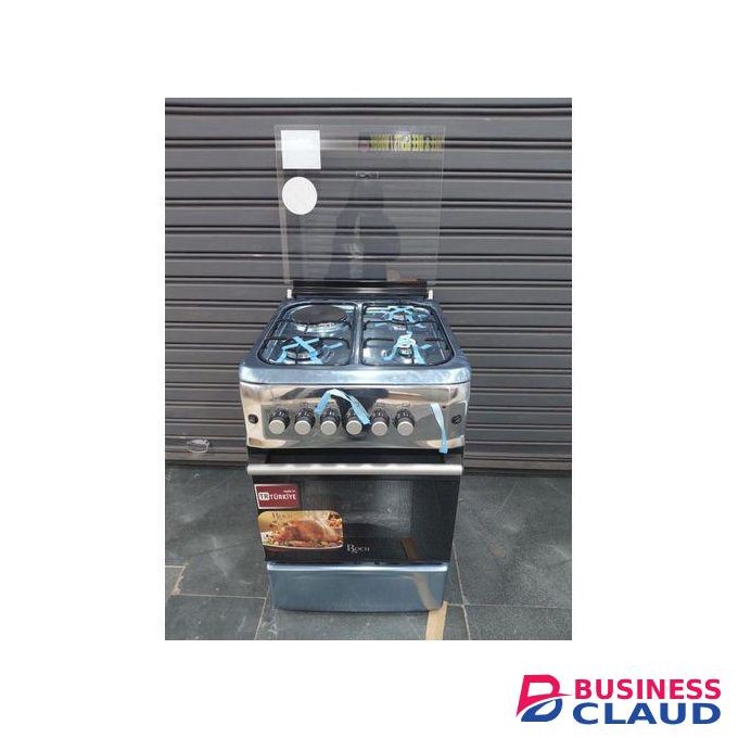 Roch Cooker with oven 3+1 Cooker (50×55) – Silver