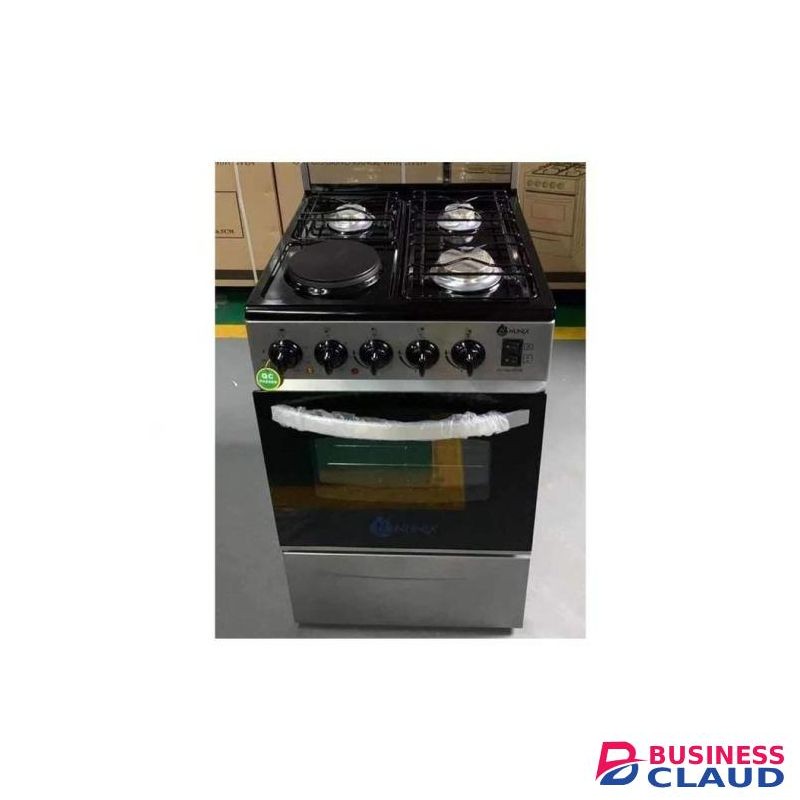 Nunix 3 Gas +1 Electric Hot Plate Cooker With 60L Oven