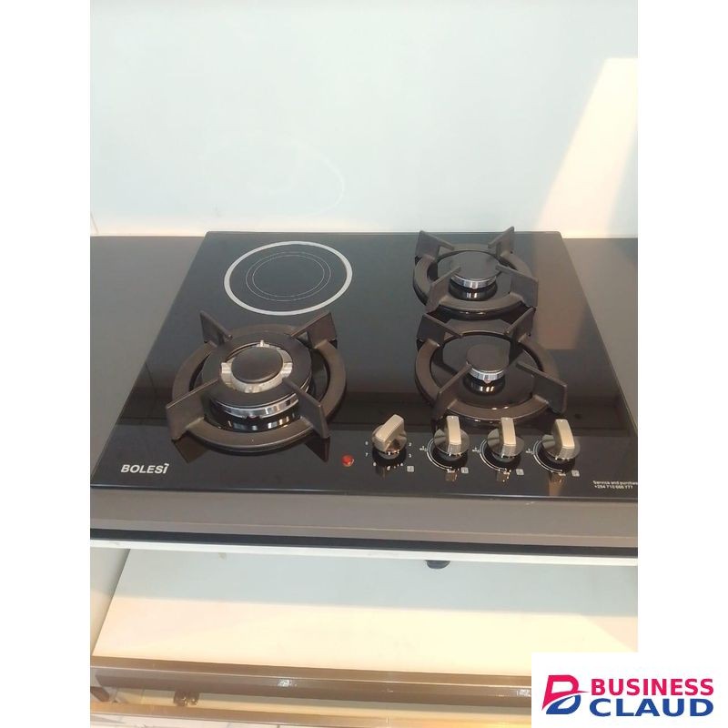Bolesi 3 Gas Burners +1 Infrared Electric Hob