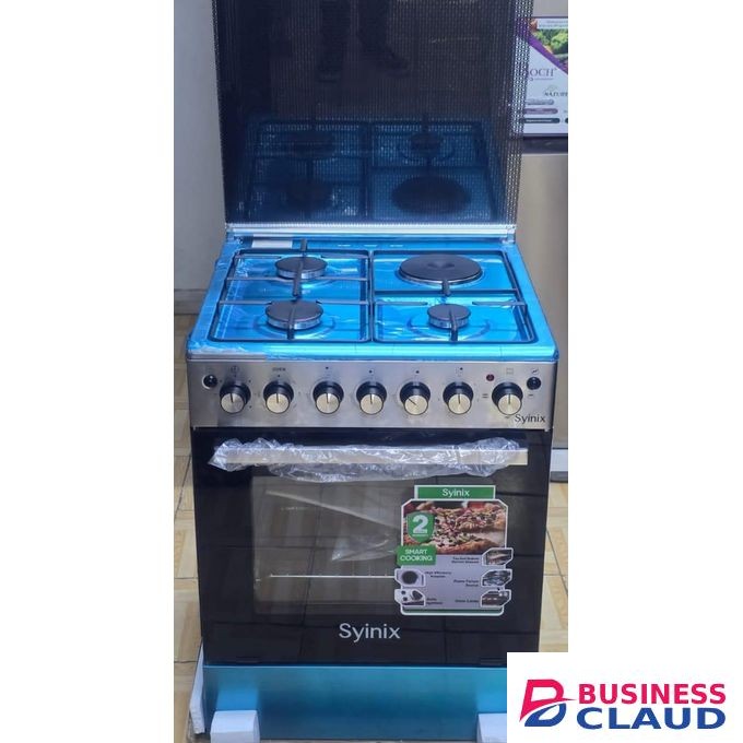 60x60 3+1 Standing Cooker with Electric Oven