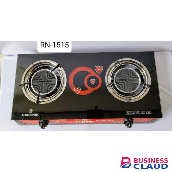 Rashnik Infrared Double Gas Stove Cooker