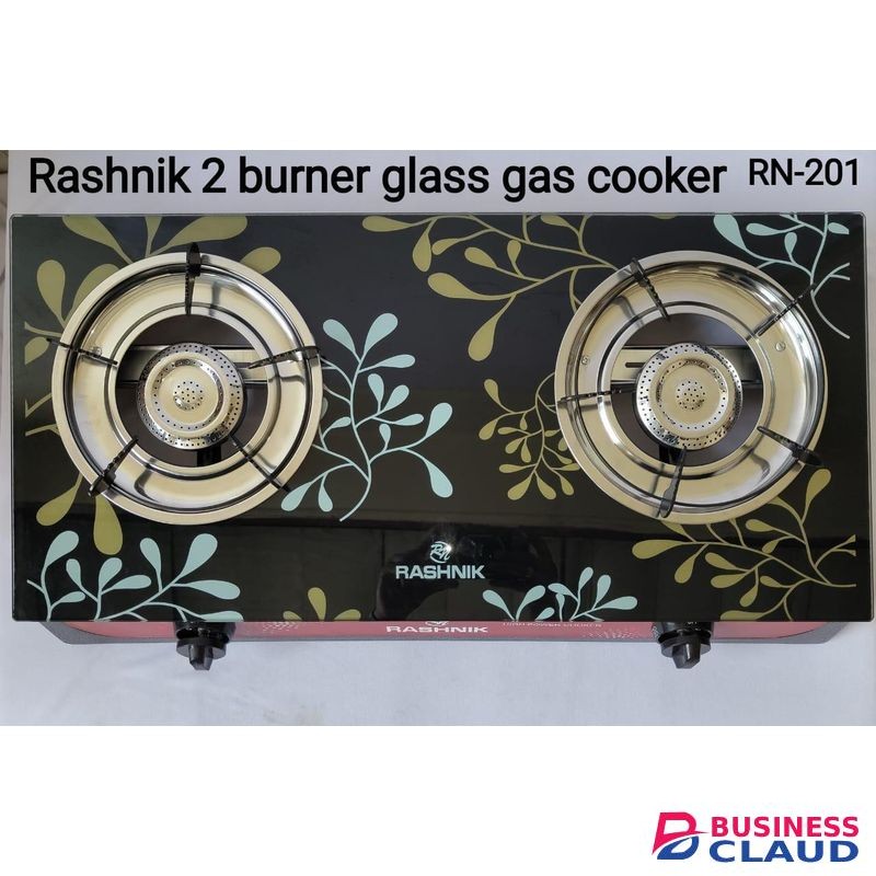 Rashnik Double glass burner gas stove cooker @2999