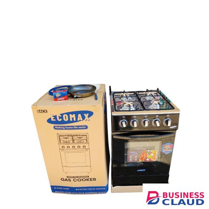 Ecomax Full Gas free Standing Cooker with Gas Oven