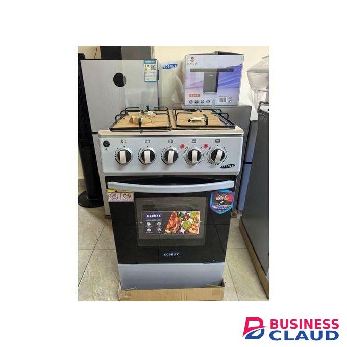 Ecomax 50×55 Full Gas Free Standing Cooker with Gas oven and free gifts