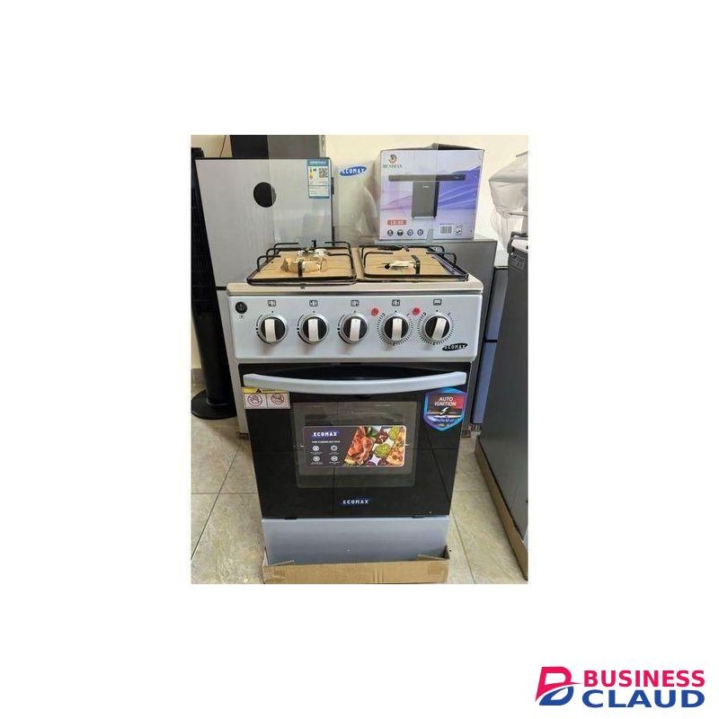 Ecomax 50×55 Full Gas Free Standing Cooker with Gas oven and free gifts