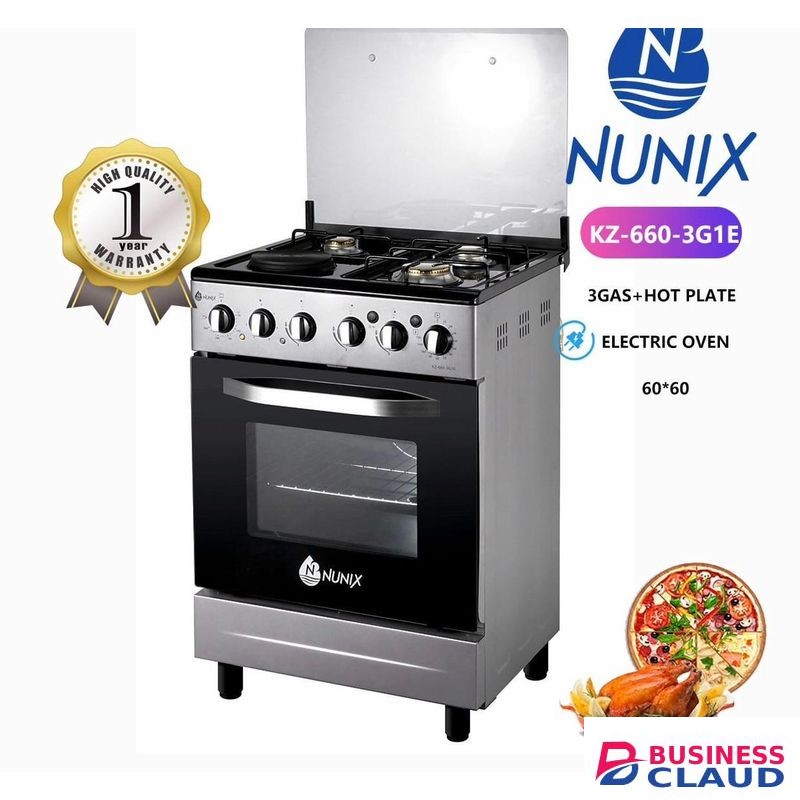 Nunix 50 by 55 All Gas Standing Oven Cooker