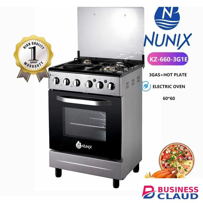 Nunix 50 by 55 All Gas Standing Oven Cooker