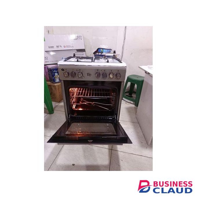 BJS 60x60 3-Gas +1 Hotplate Turbo Fan with Gas Oven