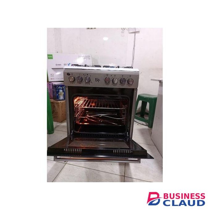 BJS 60x60 3-Gas +1 Hotplate Turbo Fan with Gas Oven