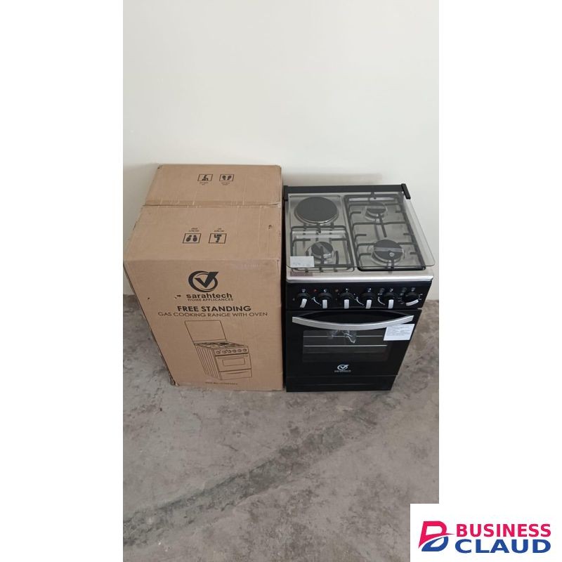 Free standing cooker 3 gas with electric plate and electric oven
