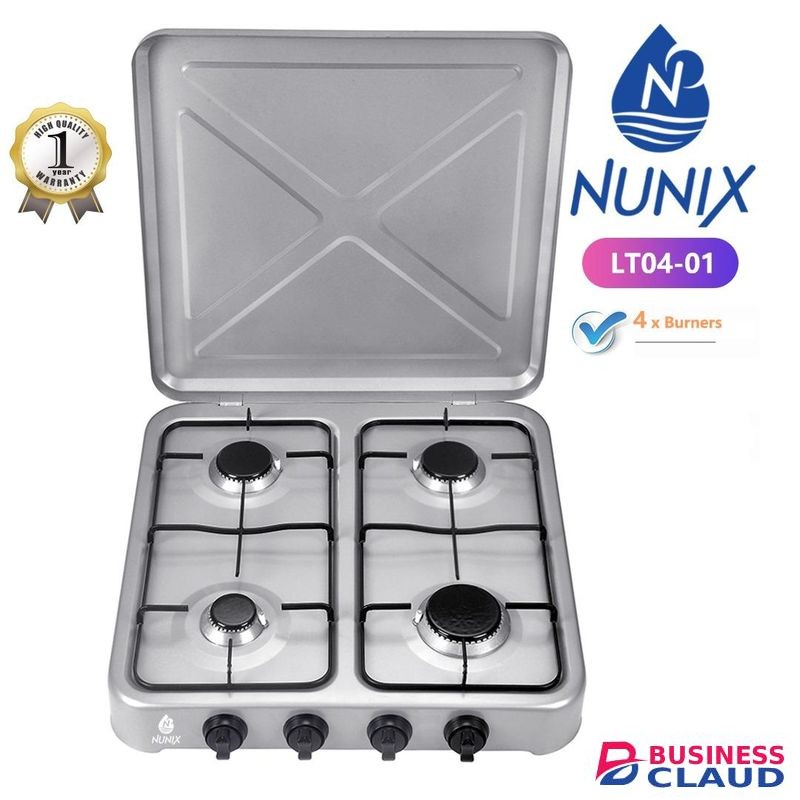 Nunix 4 Burner Table Top Gas Cooker Stove