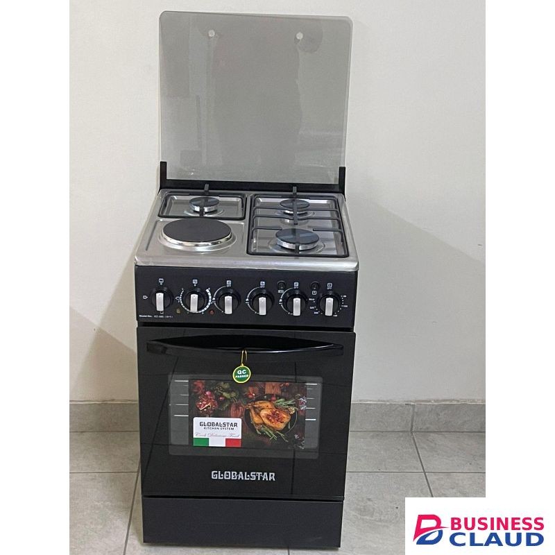 Globalstar 3gas+1hotplate 50*55 Standing Cooker With Electric Oven