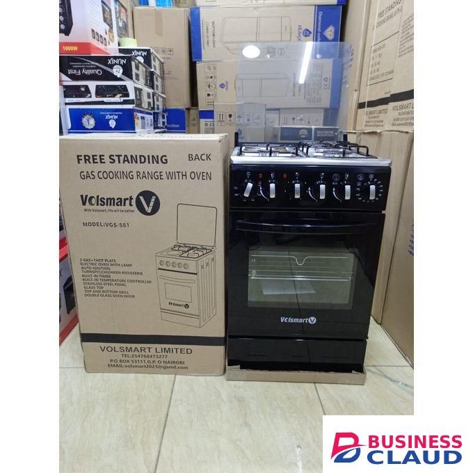 VOLSMART VOLSMART COOKER 3gas +1 electric Free Standing cooker with oven