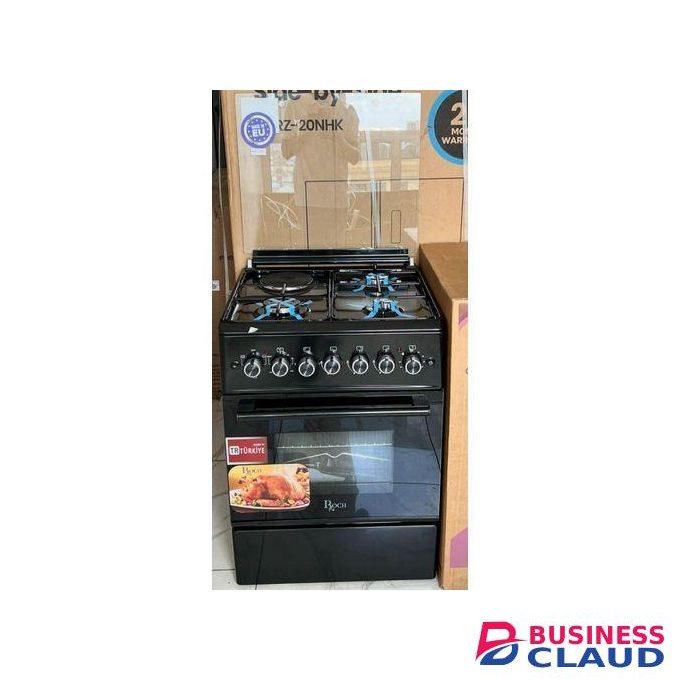 Roch 60x60 Standing Cooker, 3 Gas 1 Electric Hotplate, Electric Oven, Turkey Model WITH FREE GIFT
