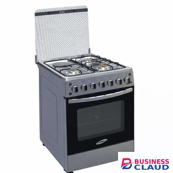 Ecomax 60 x 60 Free Standing Cooker with Electric Oven 3 gas 1 electric plate with free gifts