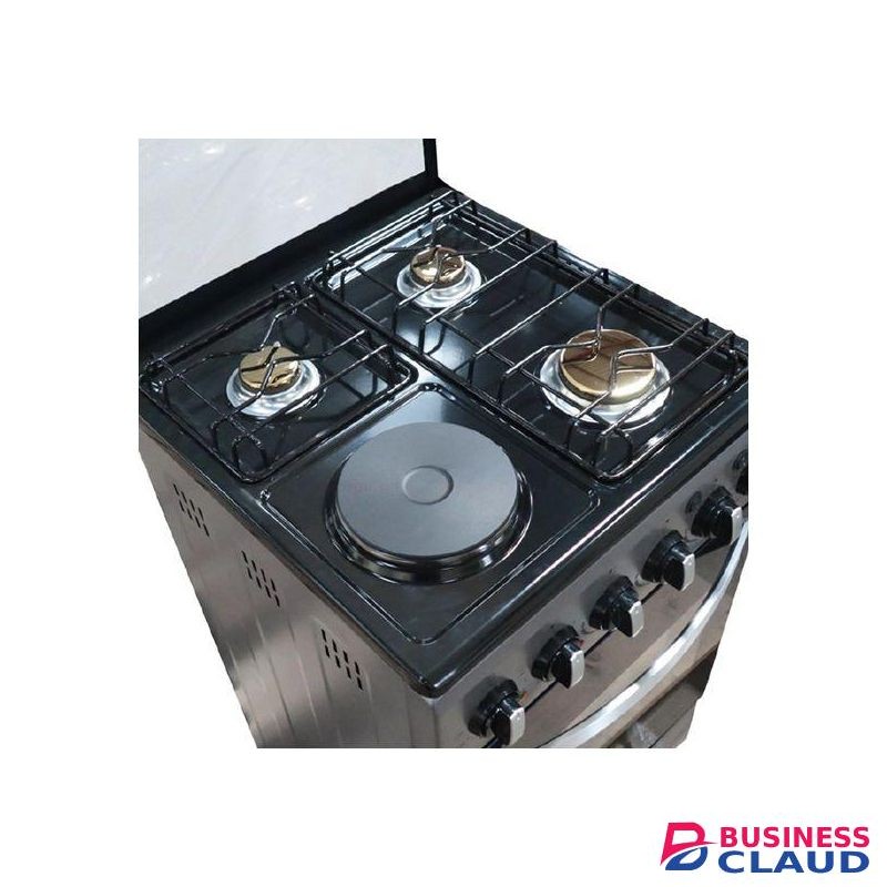 Nunix 50CM x 55CM 3 Gas +1 Electric Hotplate,FREE STANDING COOKER,Electric Oven