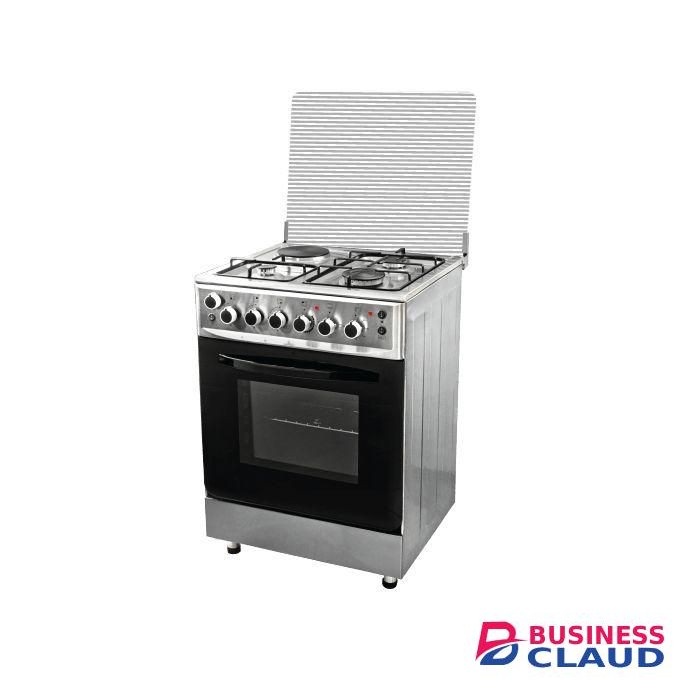 Vision Plus Free Standing Cooker,60cm X 60cm,3 Gas+1 Hot Plate,Electric Oven+2YEARS WARRANTY