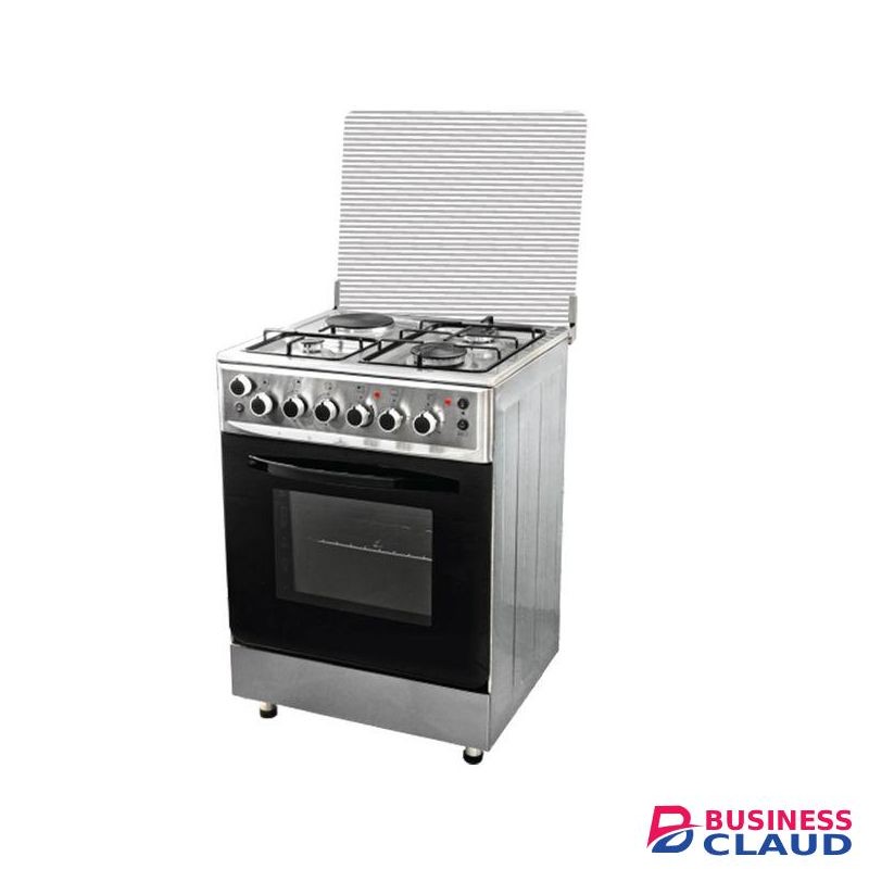 Vision Plus Free Standing Cooker,60cm X 60cm,3 Gas+1 Hot Plate,Electric Oven+2YEARS WARRANTY