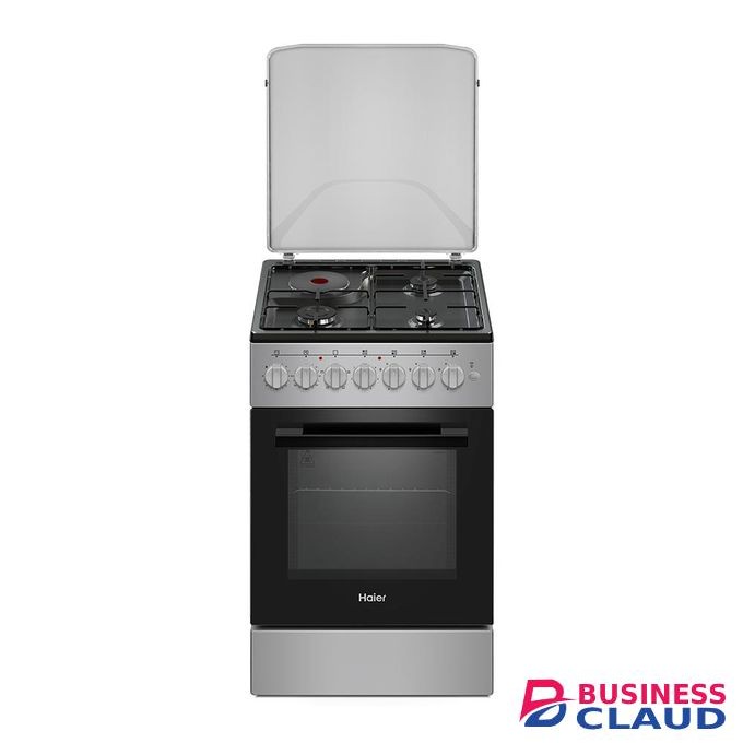 Haier ECR1031EEB 3 Gas + 1 Electric 50*60 Cooker with Electric Oven - Black (2YRs WRTY)