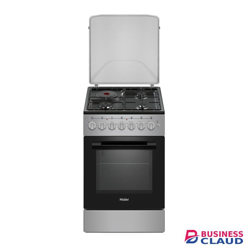 Haier ECR1031EEB 3 Gas + 1 Electric 50*60 Cooker with Electric Oven - Black (2YRs WRTY)