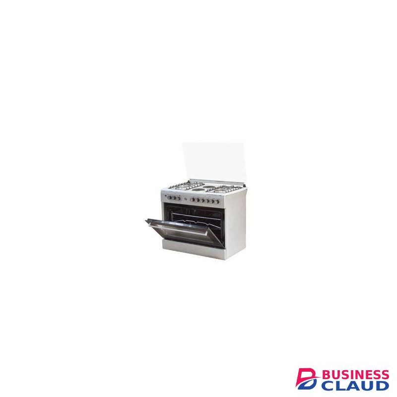 BJS 60 By 90 4+2 Hot Plate Gas Cooker With Turbo Fan, Oven 90L Capacity, With Gas Sensor