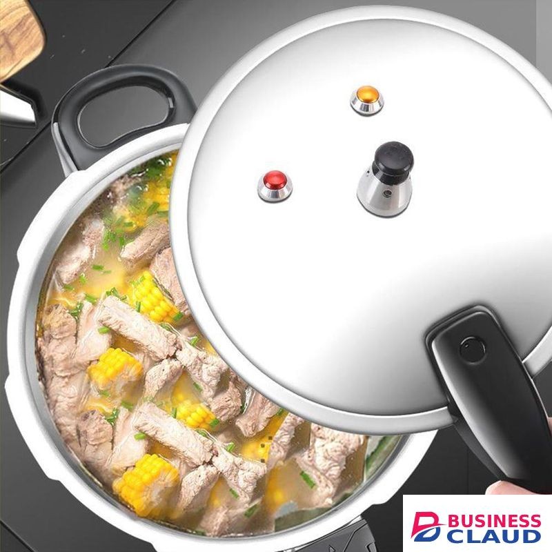 AIFIKE 7L Stainless Steel Pressure Cooker - Gas Stove & Induction Cooker Safe