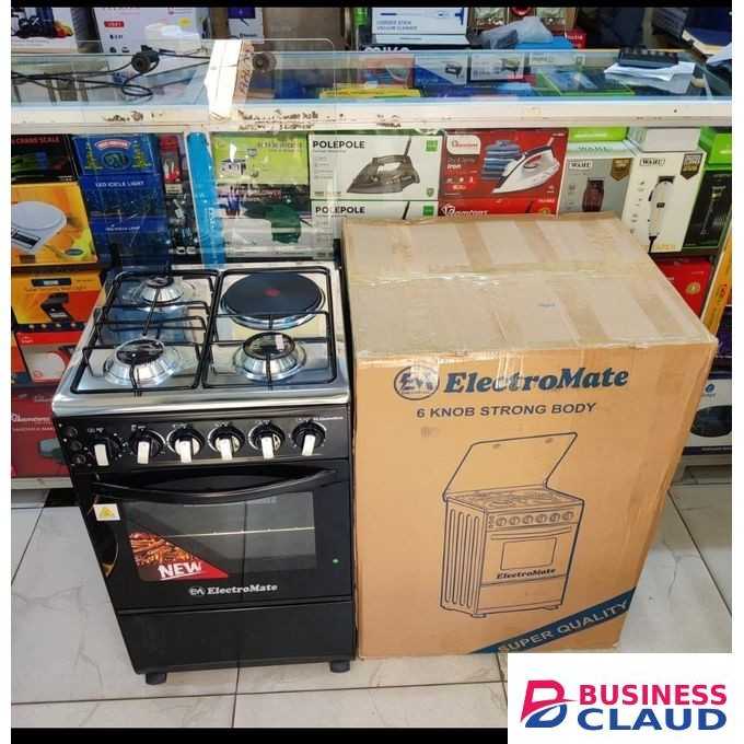ElectroMate Standing Cooker (3 Gas + 1 Electric).