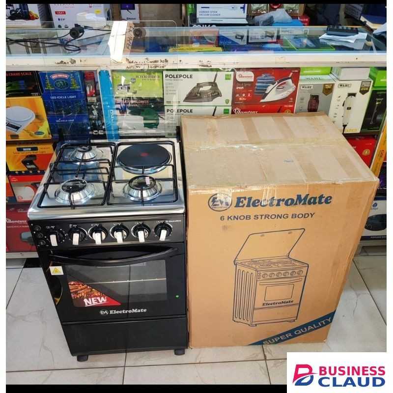ElectroMate Standing Cooker (3 Gas + 1 Electric).
