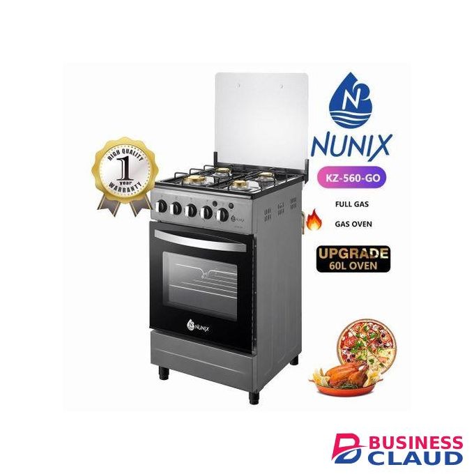 Nunix Free Standing 4 Gas Cooker+electric Cooker