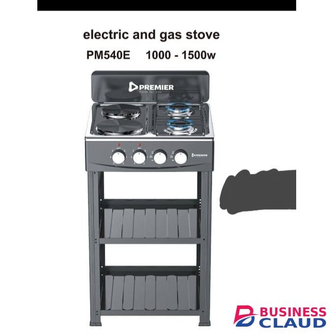 Premier Auto Ignition 2 Gas + 2E Gas Cooker Storage Compartments