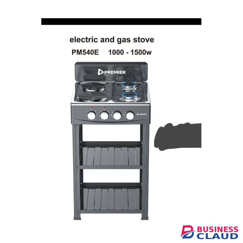Premier Auto Ignition 2 Gas + 2E Gas Cooker Storage Compartments