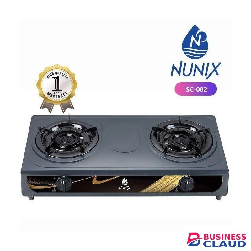 Nunix Two-Burner Tabletop Gas Cooker