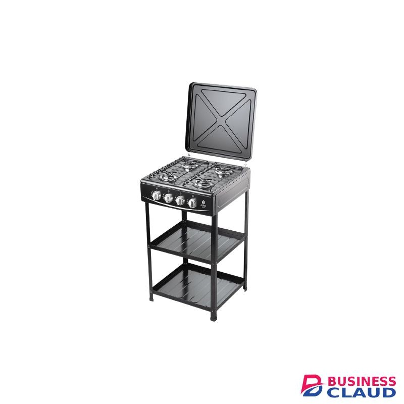 Nunix Standing Gas Cooker 4 Outlets and Shelves