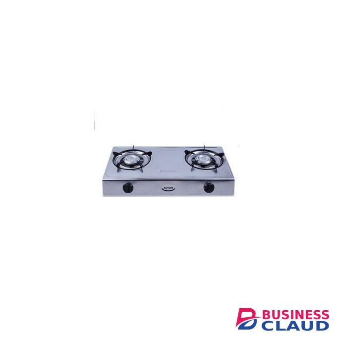 AILYONS 2 Burner Cooktop Stainless Steel Gas cooker with Auto Ignition