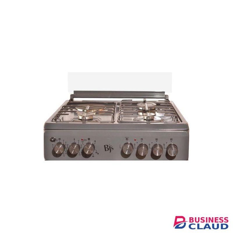 BJ's Cooker, 60x60 3+1 Electric/Gas Cooker - W/ Turbo Fan - Oven 60L Capacity