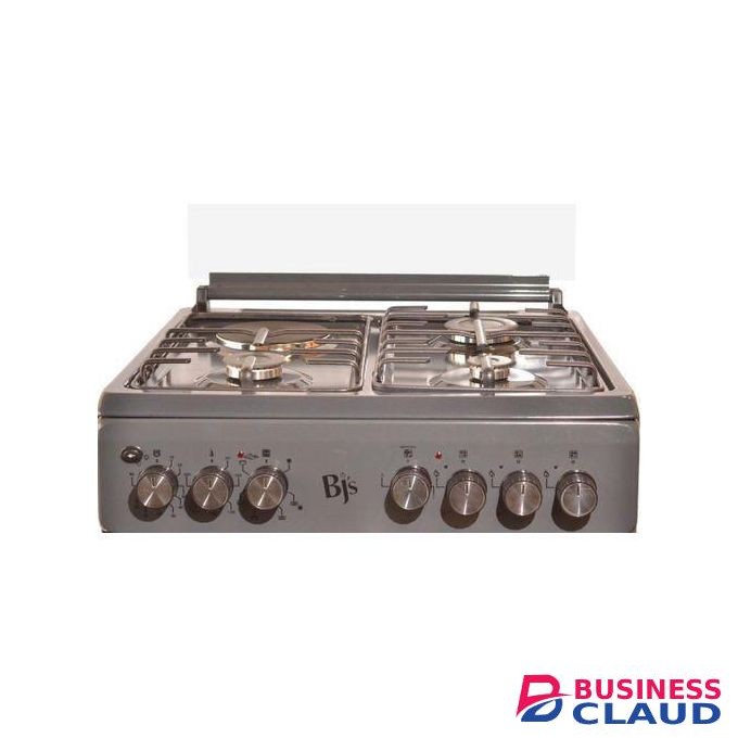 BJ's Cooker, 60x60 3+1 Electric/Gas Cooker - W/ Turbo Fan - Oven 60L Capacity